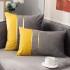 Light luxury sofa pillow cover velvet bedside cushion velvet bedroom living room waist pillow