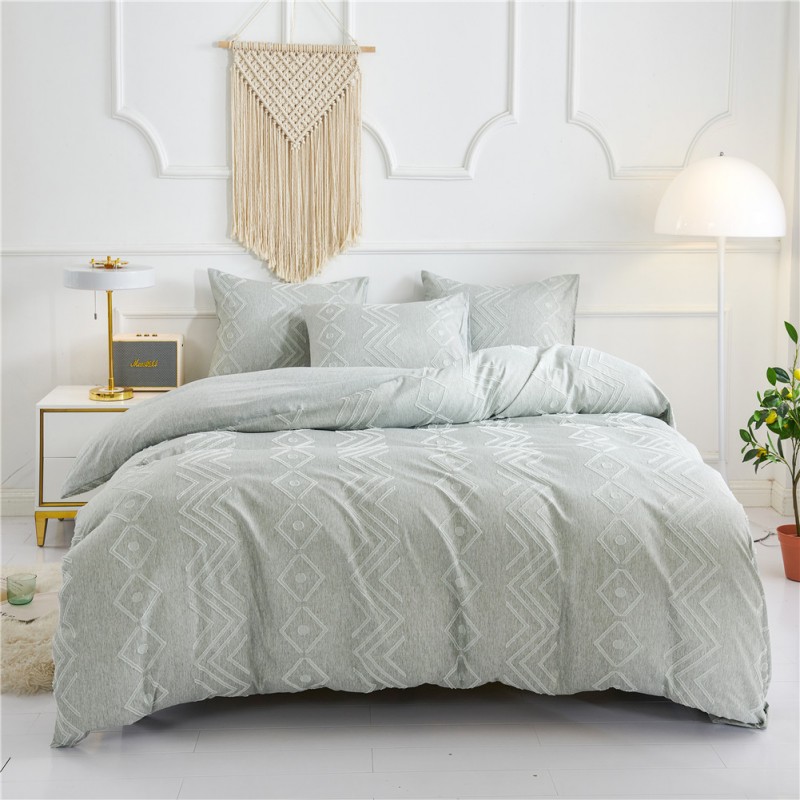 Cationic flower cut fat quilt three piece home textile quilt winter quilt bedding quilt core