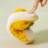 Cotton slippers women's home autumn and winter indoor warmth home cute thick-soled couple plush slippers home winter