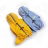 Reflective pet raincoat four legged dog raincoat outdoor hooded waterproof poncho for all seasons