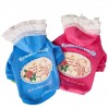 Pet clothes autumn and winter Teddy Schnauzer than bear Bomei small and medium-sized dog lace collar Hoodie