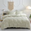 Home textile cationic flower cutting three piece bedding Duvet Cover Set