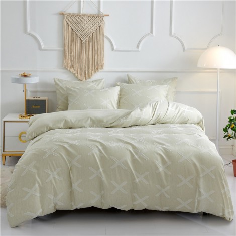 Home textile cationic flower cutting three piece bedding Duvet Cover Set