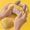Cotton slippers women's home indoor warmth, thick-soled plush shoes