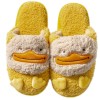 Cotton slippers women's home indoor warmth thick-soled plush home men's shoes