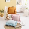 Nordic ins wool ball pillow cushion home sofa bedside pillow model decoration room pillow cover