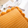 Nordic ins wool ball pillow cushion home sofa bedside pillow model decoration room pillow cover