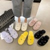 Cute girl heart indoor net red cotton slippers fashion autumn and winter women's home household one-word plush slippers