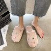 Cute girl heart indoor net red cotton slippers fashion autumn and winter women's home household one-word plush slippers