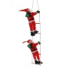 Christmas pendant Decoration ladder Santa Claus Window Decoration Santa Claus ladder