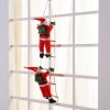 Christmas pendant Decoration ladder Santa Claus Window Decoration Santa Claus ladder