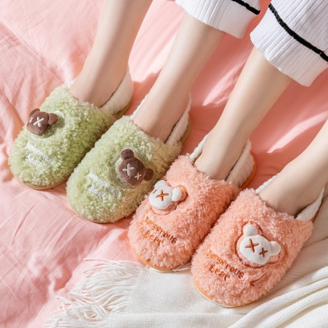 Bag heel cotton slippers women's comfortable soft bottom office interior and exterior home cotton slippers