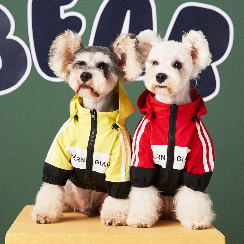 Dog clothes autumn and winter Teddy Chenery bear Bomei stormsuit waterproof raincoat coat