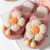 All women's cotton slippers, home indoor warmth, outer wear thick-soled plush slippers