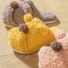 Cotton slippers women winter indoor household warmth non-slip home cute soft thick-soled plush slippers men