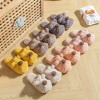 Cotton slippers women winter indoor household warmth non-slip home cute soft thick-soled plush slippers men