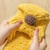 Cotton slippers women winter indoor household warmth non-slip home cute soft thick-soled plush slippers men