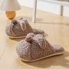 Cotton slippers women winter indoor household warmth non-slip home cute soft thick-soled plush slippers men