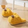 Cotton slippers women winter indoor household warmth non-slip home cute soft thick-soled plush slippers men