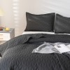 American matte quilted quilt bed cover three piece set of European and American bedding bed cover
