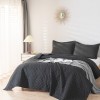 American matte quilted quilt bed cover three piece set of European and American bedding bed cover
