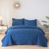 American matte quilted quilt bed cover three piece set of European and American bedding bed cover