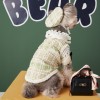 Pet clothes autumn and winter clothes small fragrance celebrity wind Teddy Chenery Bomei mother dog Vest + Hat