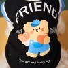 Dog clothes autumn and winter Teddy Chenery Bomei bear stitching contrast color fake two piece pet sweater fashion style
