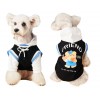Dog clothes autumn and winter Teddy Chenery Bomei bear stitching contrast color fake two piece pet sweater fashion style