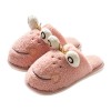 Cartoon cotton slippers female cute couple home indoor warmth non-slip thick-soled plush frog winter men's shoes