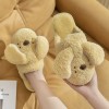 Cotton slippers female couple home warm indoor bedroom cute soft bottom non-slip cartoon Japanese style plush male