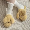 Cotton slippers female couple home warm indoor bedroom cute soft bottom non-slip cartoon Japanese style plush male