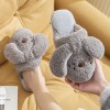 Cotton slippers female couple home warm indoor bedroom cute soft bottom non-slip cartoon Japanese style plush male