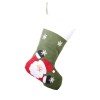 European and American Christmas Eve color LED light flashing Christmas gift socks printed Christmas socks