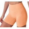 Thickened European and American candy color fitness shorts women's high waist seamless Yoga Pants 