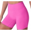 Thickened European and American candy color fitness shorts women's high waist seamless Yoga Pants 