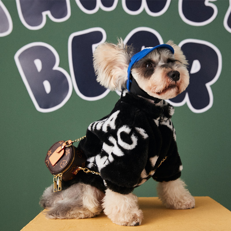 Pet clothes autumn and winter Teddy Chenery Bomei bixiong fadou medium and small dog plush fur coat