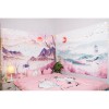 Ancient scenery background cloth sunset mountain wave bedside bedroom living room sofa background decorative painting wall cloth