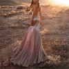 2021 autumn and winter women's independent station eBay sexy golden one shoulder banquet dress Hip Wrap Skirt