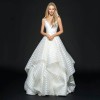 2021 backless lace middle waist small tail beautiful light luxury white small fresh simple wedding dress