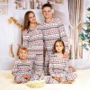 Fd652 Europe and America 2021 autumn and winter deer full print Christmas parent-child home clothes Pajama Set