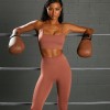 2021 European and American Yoga suit set women's sexy suspender bra Sports Fitness Yoga Pants two-piece set 