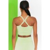 Lace up sports bra high waist seamless Fitness Yoga suit European and American Yoga long sleeve suit women 