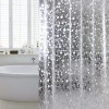 Bathroom curtain 3D shower curtain PVC waterproof shower curtain pebble curtain bathroom door curtain
