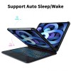 2021 Trending 180 Degree Rotating Slim Tablet Cover for iPad Pro Accessories 11Inch Pencil Holder Wireless BT Keyboard Case