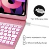 2021 Amazon 360 Degree Rotating Slim Tablet Cover for iPad Air 4th Accessories Pencil Holder Wireless Bt Keyboard Case