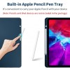 2021 New Trending Hot 12.9 inch PU Leather Shockproof Full Protection Wireless Keyboard Case with Pen Holder for iPad Pro 4th