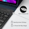 2021 New Trending Hot 12.9 inch PU Leather Shockproof Full Protection Wireless Keyboard Case with Pen Holder for iPad Pro 4th