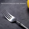 Mirror Polish Thick Handle 304 Wedding Stainless Steel Cutlery set Metal Silverware Cutlery Set