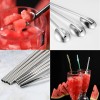 Eco-friendly Yerba Mate straw Bombilla Stainless Steel Drinking Straw Spoon